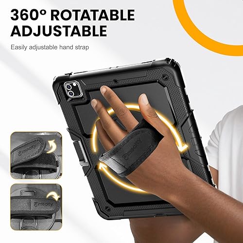 Miniatura 6 de Timecity Funda protectora para iPad Pro de 12.9 pulgadas 65433 generación, con protección fuerte, protector de pantalla, correa de manohombro,