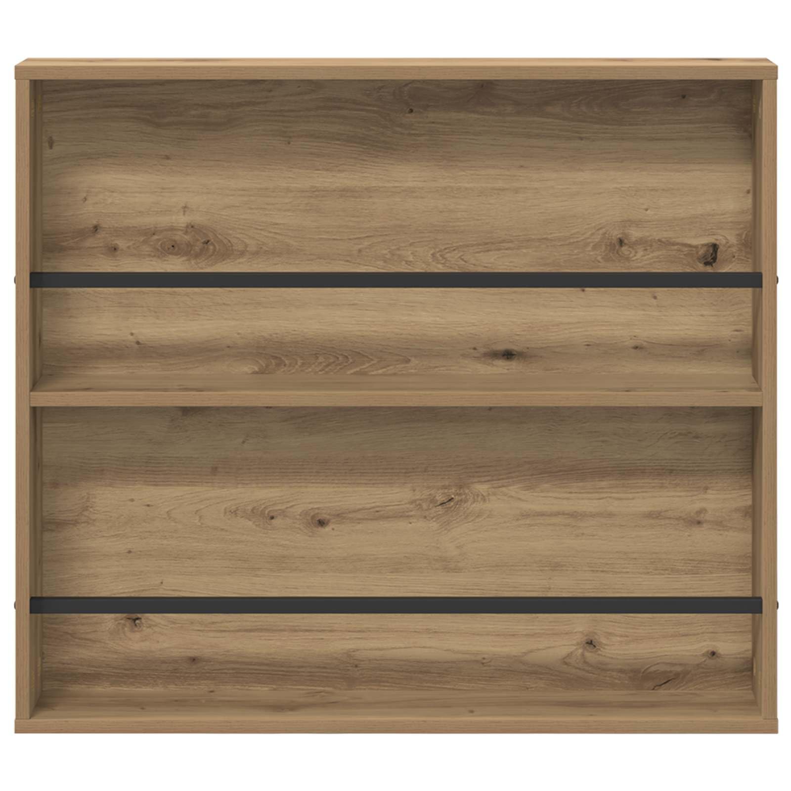 Générique Nowoczesny stojak na czasopisma z drewna inżynierskiego, dębowy stojak na czasopisma, 80 x 12 x 70 cm, minimalistyczny design z regulowanymi półkami, do salonu lub biura, do przechowywania