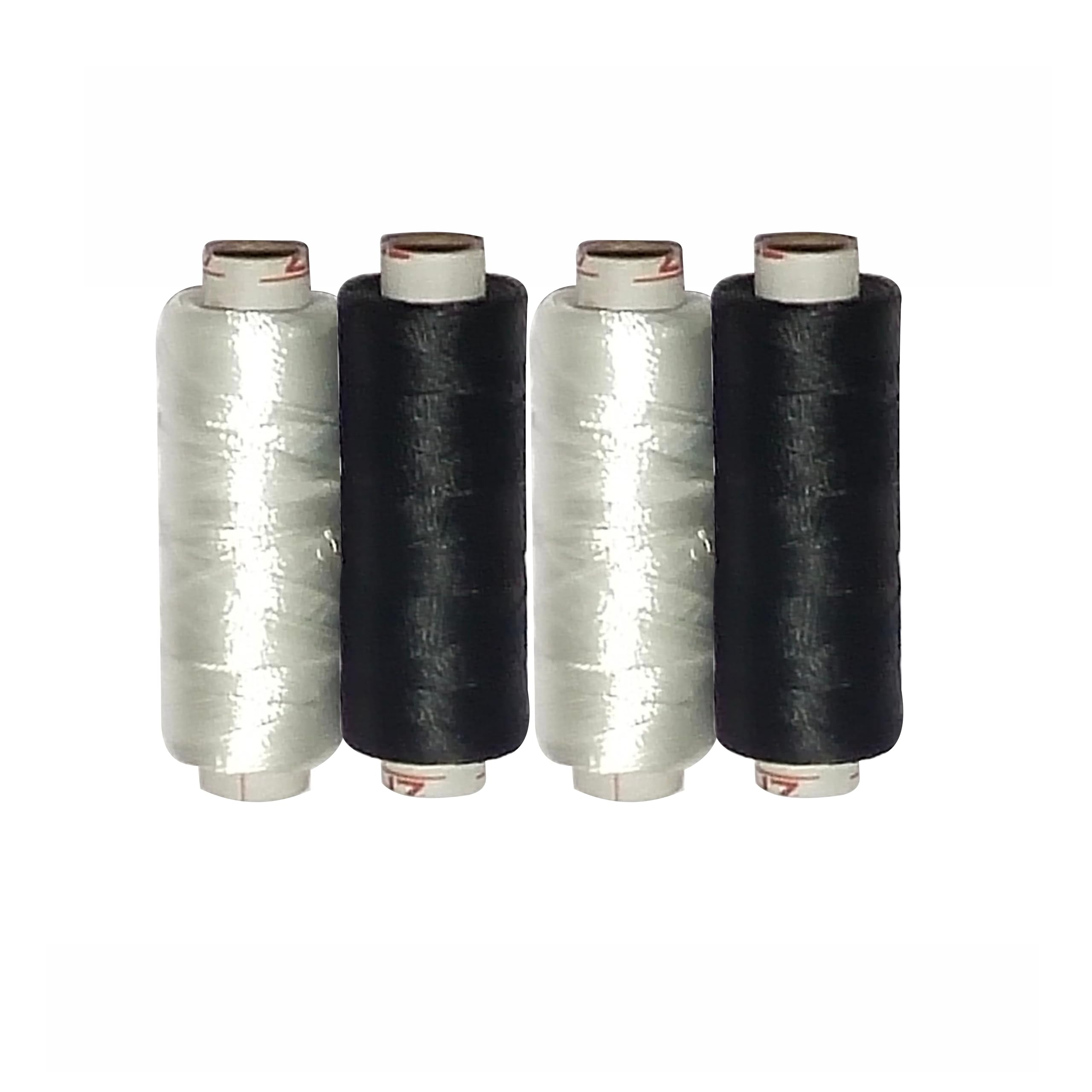 Zoohi Ultra-Thin Strong Bright Nylon High Tensile Strength Bright 2 Ply Thread for Beading Jewellery and Craft Making, Each Reel 125 Meters (Black & White, 500 Meter)-image-47