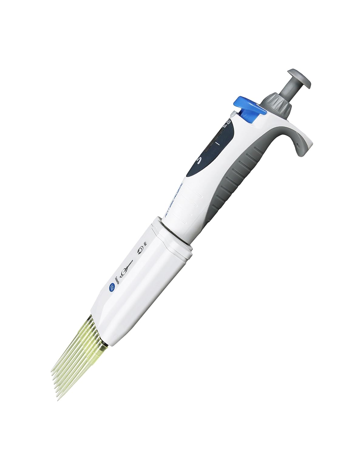 JS-TP8D50H 5-50uL Adjustable Volume Multi-Channel Micropipette Pipettors with 8 Channels | 4-Position Volume Settings | High Chemical and UV Resistance