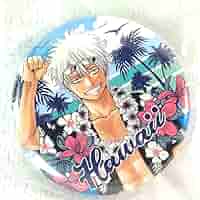 大銀魂展 坂田銀時 缶バッジ ハワイ 71PhkR6-bZL._AC_SY200_QL15_.jpg