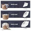 Hydrilo Laundry Detergent Sheets for Front & Top Load Washing Machines | 30 Sheets = 60 Washes | Stain Removal, Quick Dissolve, Biodegradable & Mess-Free Laundry Soap Strips | Pack of 30 gallery image