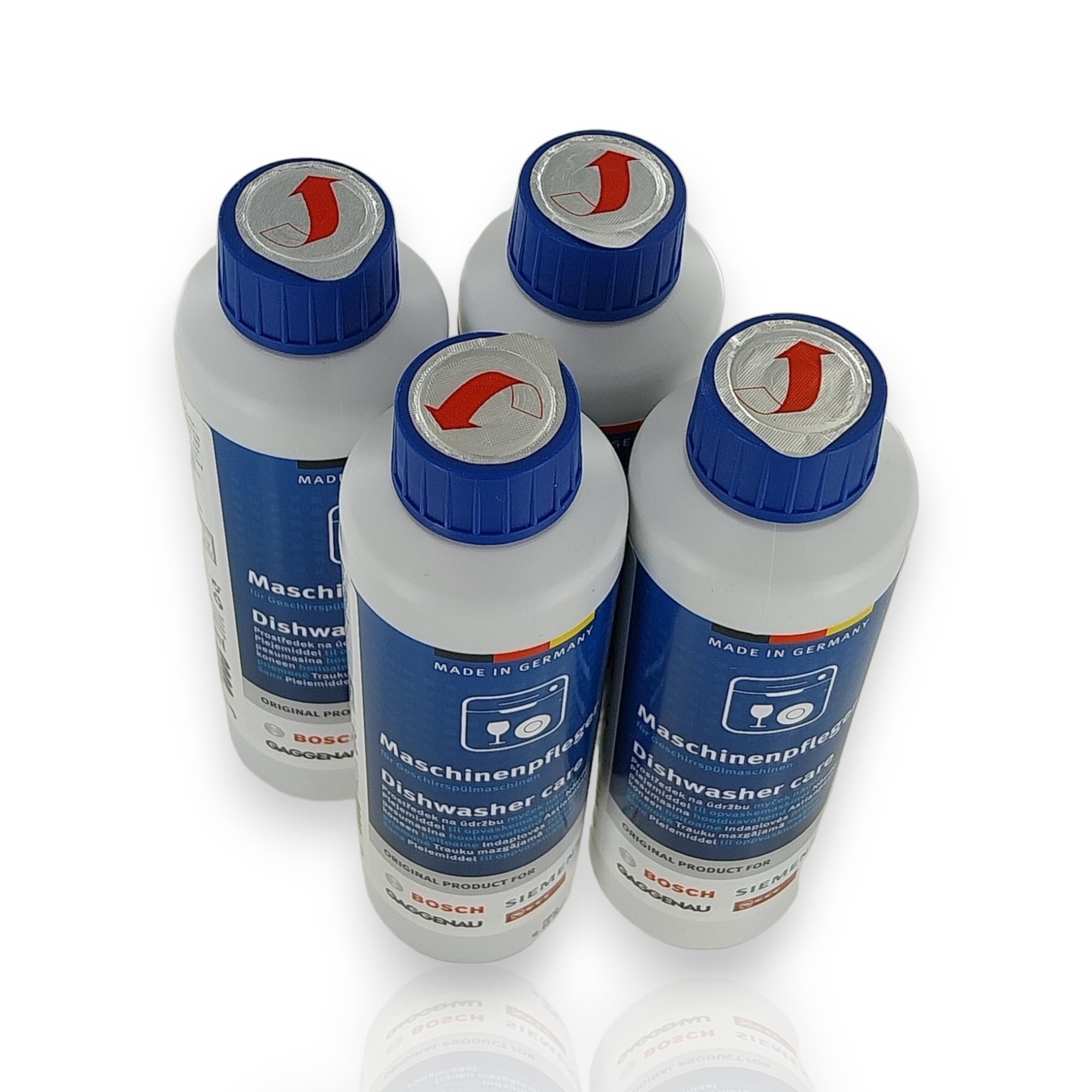 DL-pro 4 x 250 ml Machine Care para Bosch Siemens 00311993 00311998 00311994 00311997 00311566 para lavavajillas