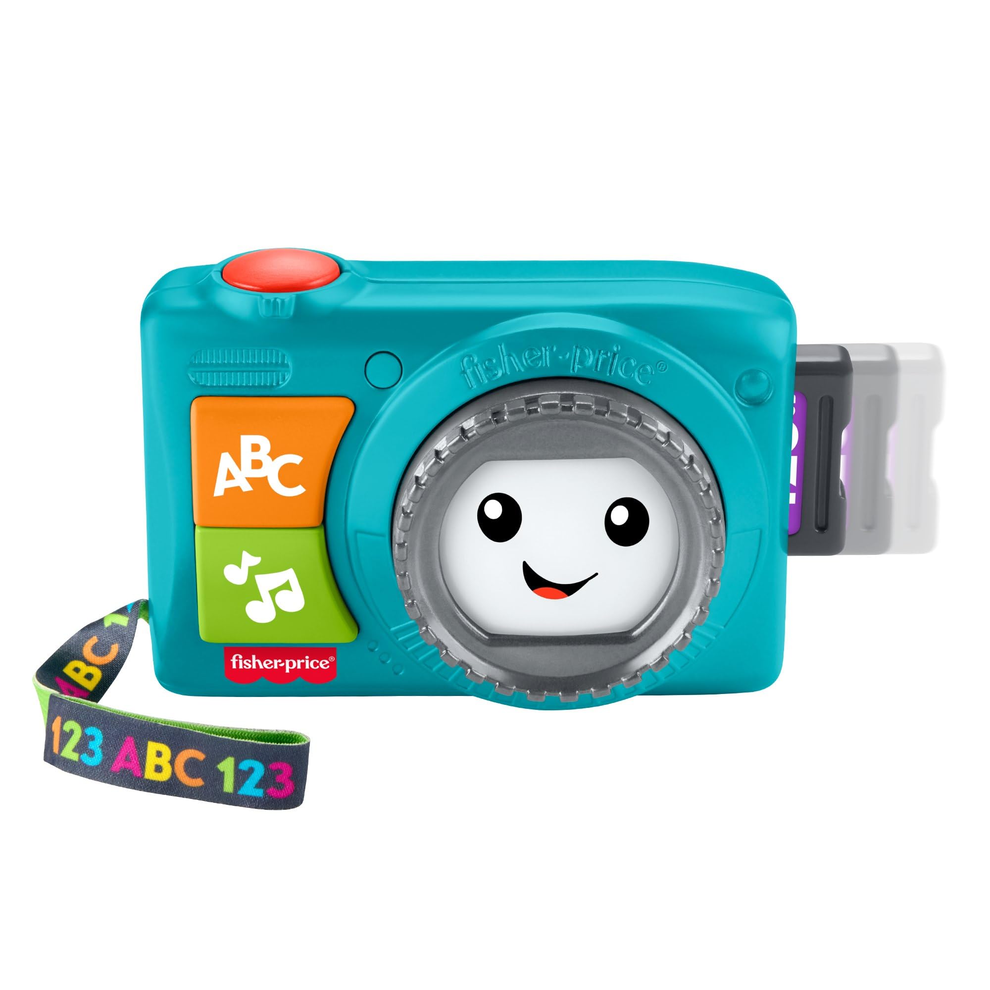 Fisher-Price Laugh & Learn Light-Up Camera Musical Toy, Multilanguage