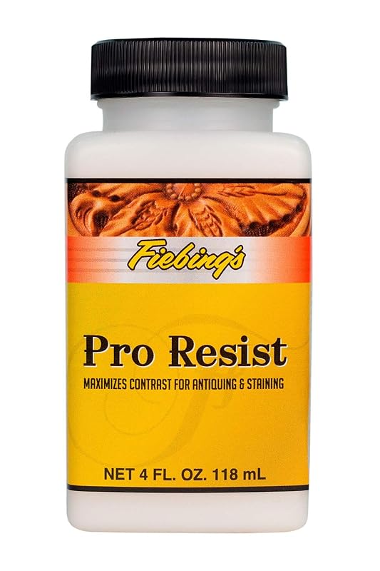 Fiebing's Pro Resist acabamento líquido para couro 118 mL com esponja