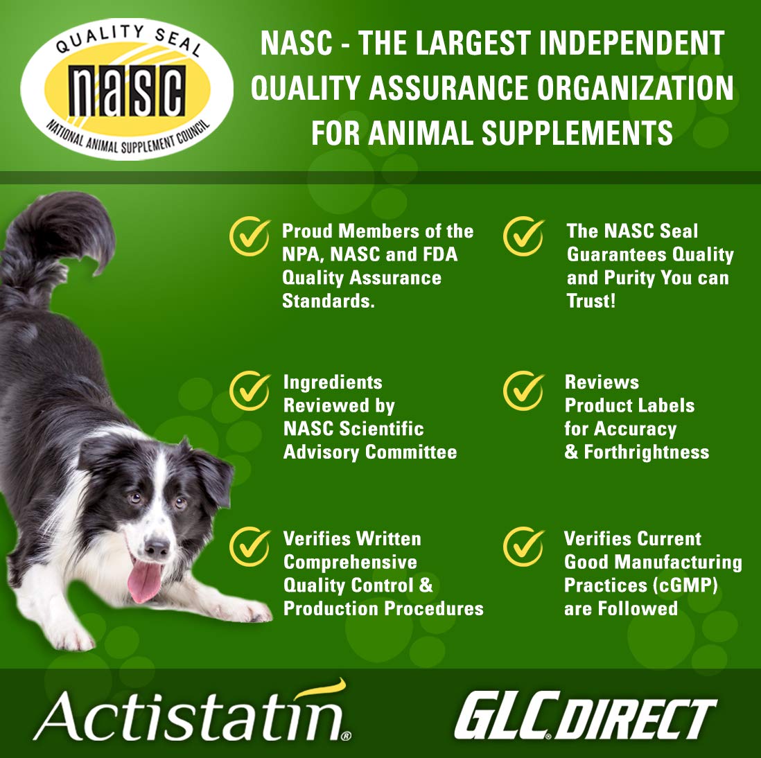 Actistatin Canine Large Dog Soft Chews, 120ct Patented ExtraStrength