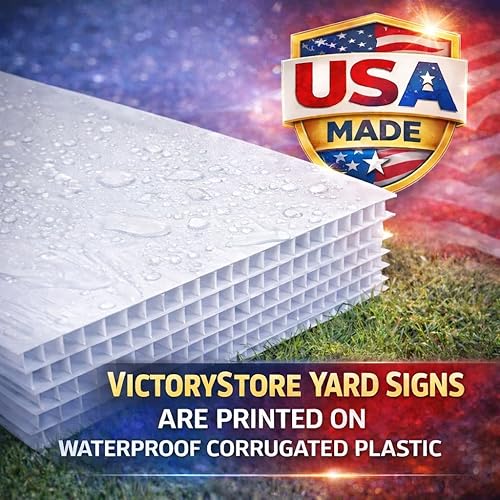 Miniatura 7 de VictoryStore Letrero de patio para decoración de césped al aire libre: Baby Shower Baby Announcement 12 "x 24" 12444