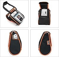 Vista 6 de Para Zebra QLN320 & ZQ620 Estuche de transporte portátil para impresora térmica con correa para el hombro Naranja