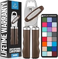 Vista 38 de Zulay Kitchen Abrelatas manual con abrebotellas con perilla giratoria