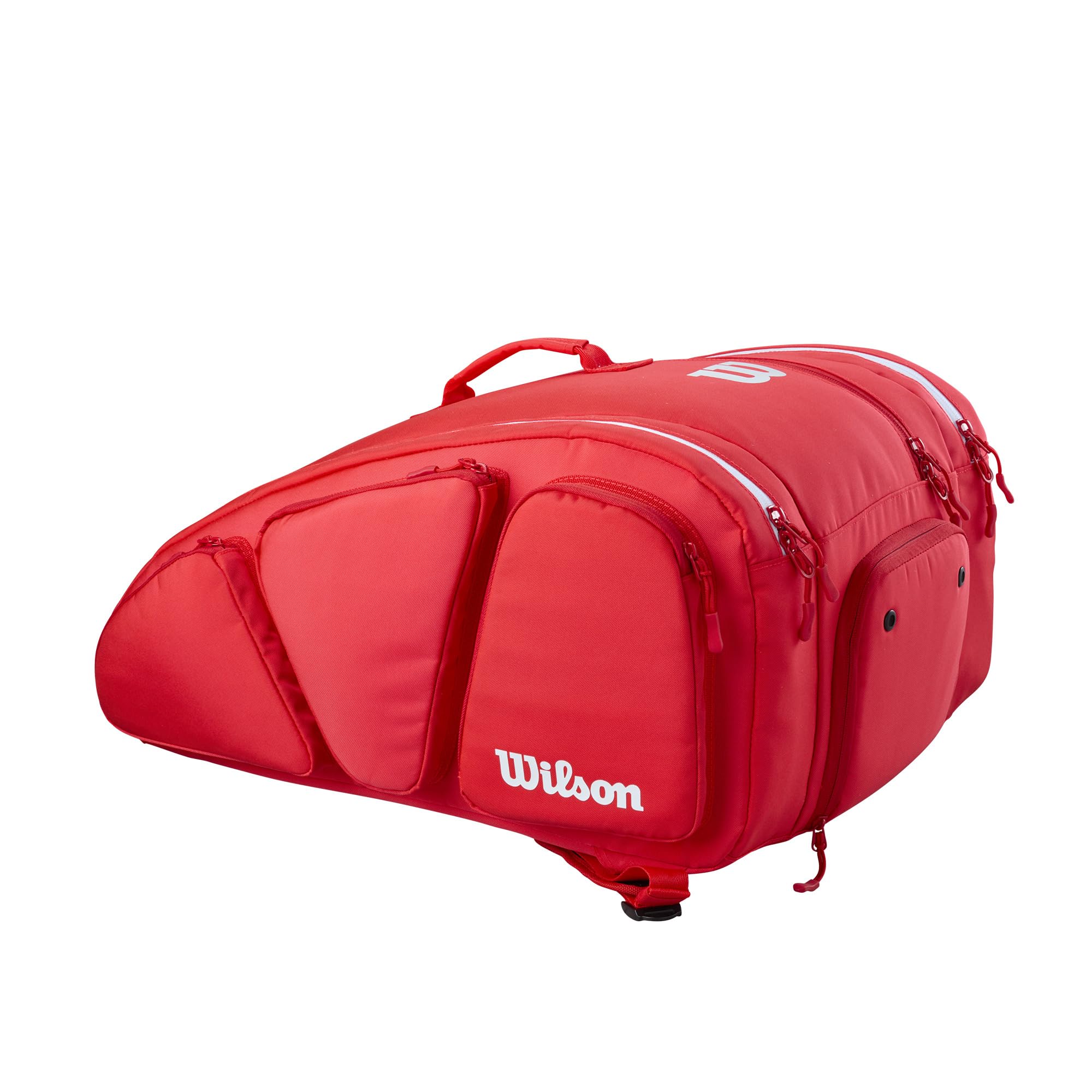 WILSON Super Tour Red Pickleball Bag - Red/White