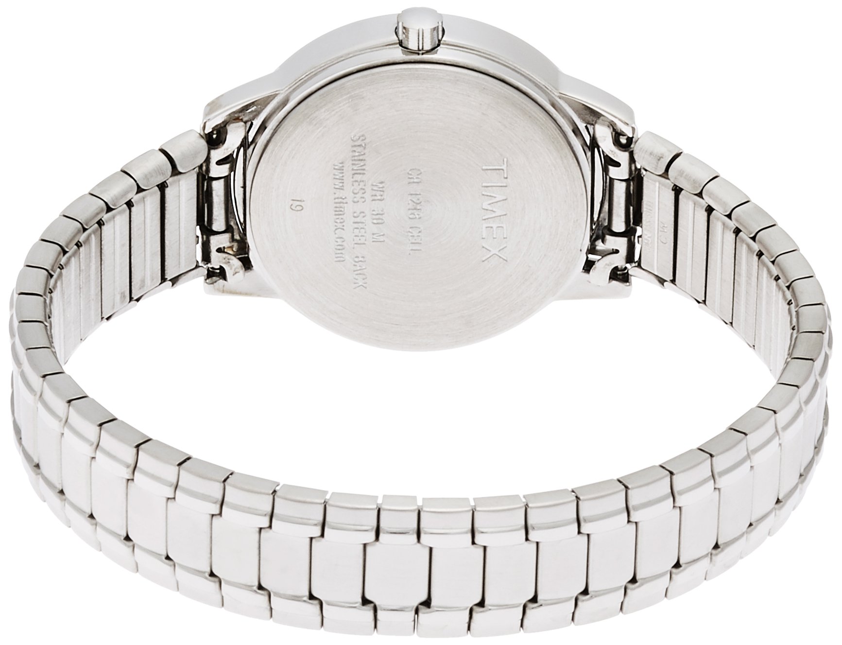 Timex Zegarek damski Easy Reader 30mm kwarcowy na rozciąganej bransolecie TW2P78500