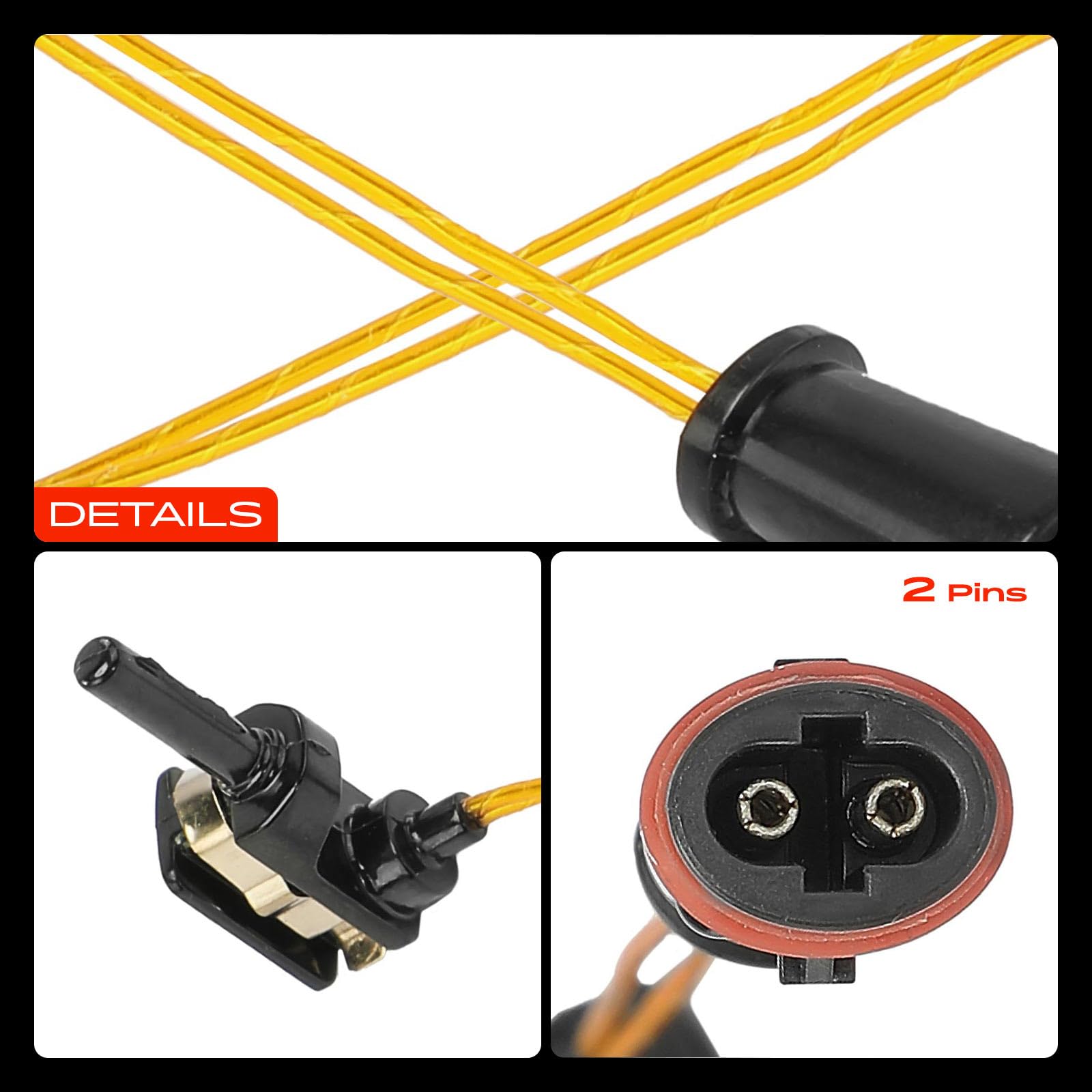 Frankberg Indicatore di usura Usura delle pastiglie dei freni Compatibile con GLK-Class X204 Classe E T-Model S212 Classe E W212 Classe A W176 Classe M W166 Replace# A2205400717