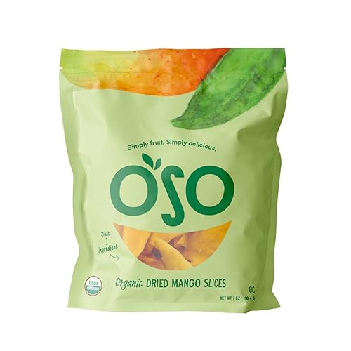 Miniatura 7 de Oso Snacks Mango Chile Seco Bolsa de 7 Oz Sin Azúcar Añadida Sin Conservantes 100% Fruta Sin OGM Simplemente Fruta. Simplemente