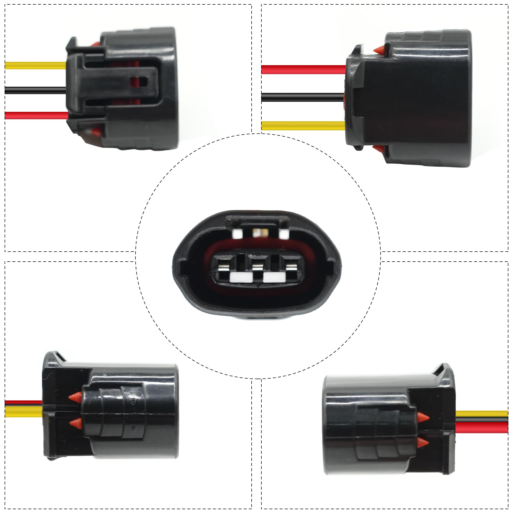 Amazon.com: XINSAUTO 3 Wires Alternator Regulator Harness Plug