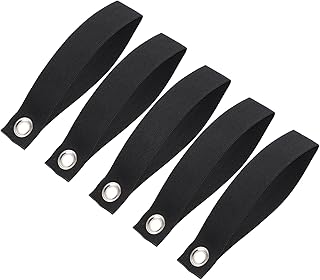 Kayak Tie Down Straps Kayak Roof Rack Rack Rack 5Pcs Kayak Anchor Straps Boat Tie Down Practical Canoe Tie Down (Black) Racks Ski Straps Trailer Tie Down