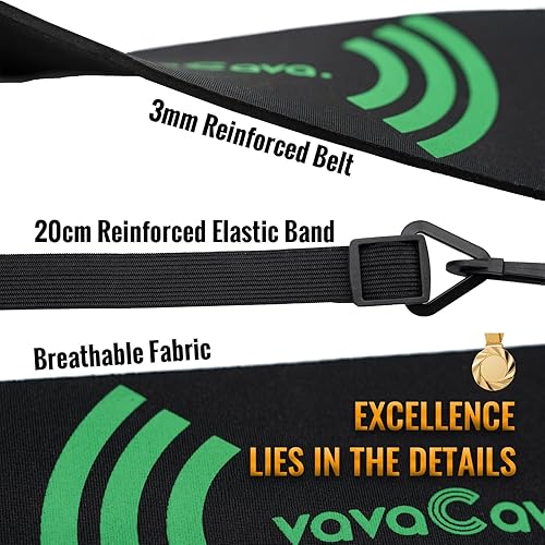 Miniatura 6 de Vavacava - Juego de pelota de fútbol de poliuretano tamaño 5, 12 paneles grandes de piel sintética, textura 3D, cinturón de rebote ajustable para