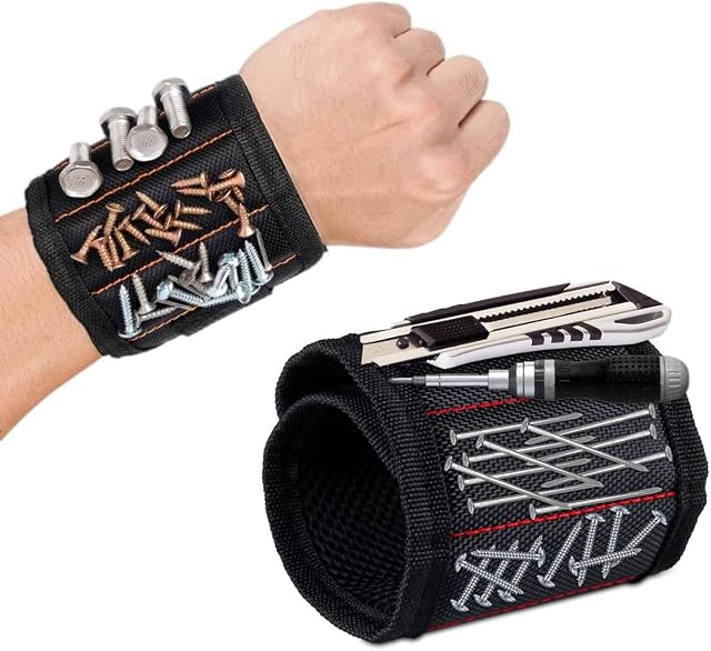 DIY Tools Magnetic Wristbands, Cool Tool Gifts for Men, Valentine's Day Gifts for Men's Dads, Birthday Gifts for Father's Day, DIY Tools Belt Set Screw Gadgets