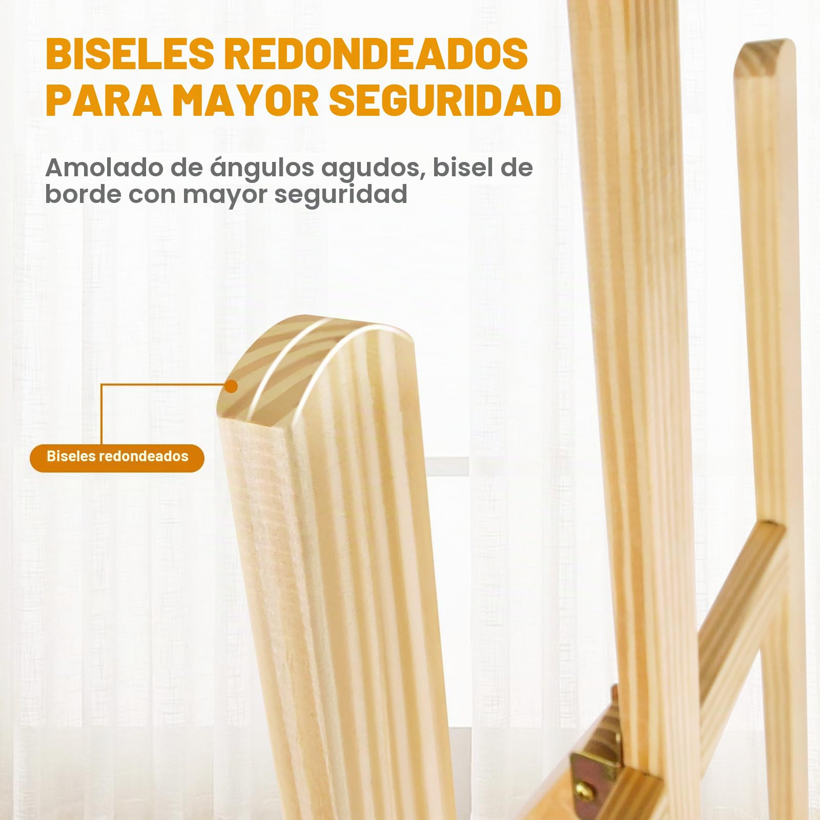 Caballete de estudio de 175 cm – Caballete de madera para signo de boda – Soporte para dibujo de boda