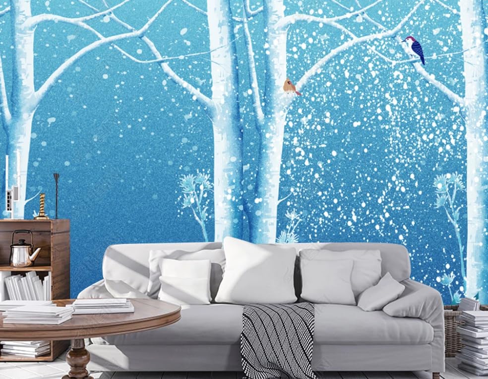 Papier peint intissé pour cacher imperfections mur salon poster