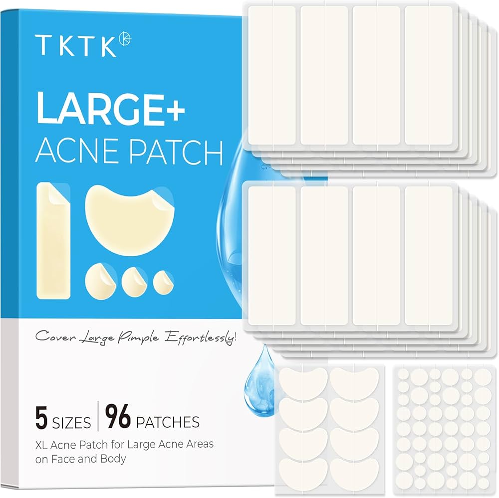 Amazon.com: TKTK Large Hydrocolloid Bandages, XL Pimple Patches