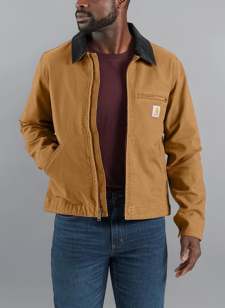 Carhartt Relaxed Fit Duck Blanket Lined Detroit Jacket