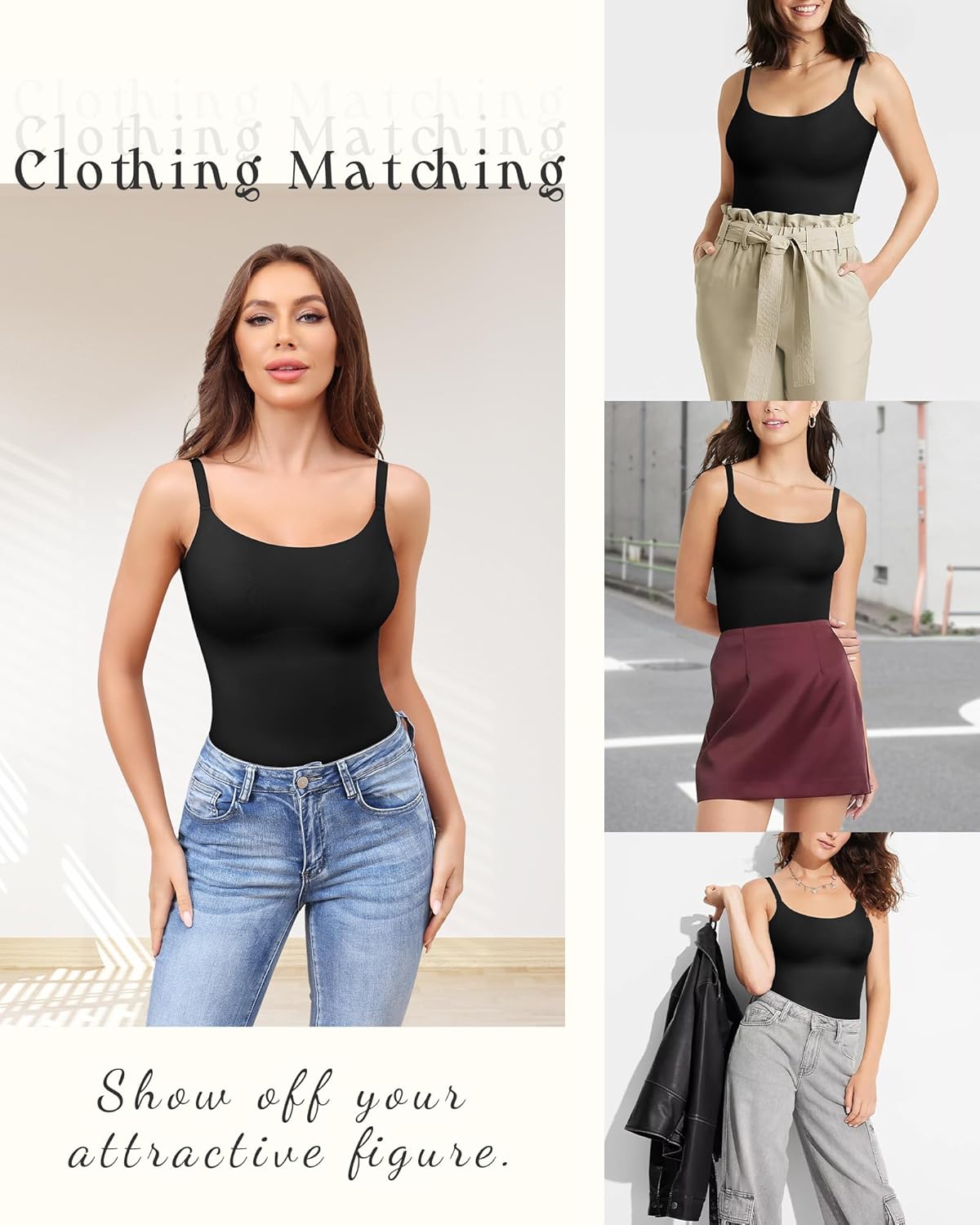 Shapewear Bodysuits For Women Tummy Control Seamless Sleeveless Body Shaper Body Suit XS-XL - Image 6