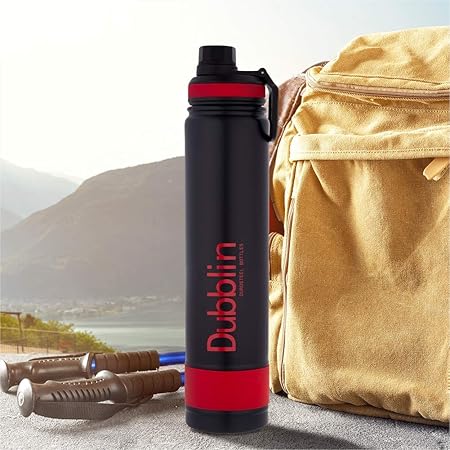 Dubblin Cafe Stainless Steel Double Wall Vacuum Insulated Thermos Flask main image 0