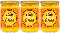 Manteiga Ghee Lotus Kit com 3 potes de 500g - Zero Lactose