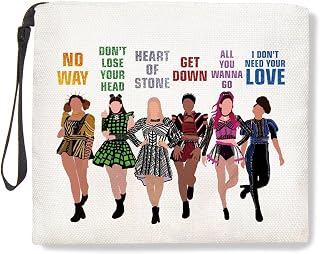 Theater Gifts Broadway Musical Gifts Musical Queens Inspired Gift Musical Theater Fan Gift Make Up Bag Cosmetic Bag for Women British Musical Lover Gift for Birthday Christmas