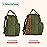 BabbleRoo Extra Large Diaper Bag Backpack, Expandable Baby Bag with Up to 50% More Capacity - Travel Essentials Baby Bag Tote with Changing Pad, Stroller Straps & Pacifier Case - Unisex, Forest Green
