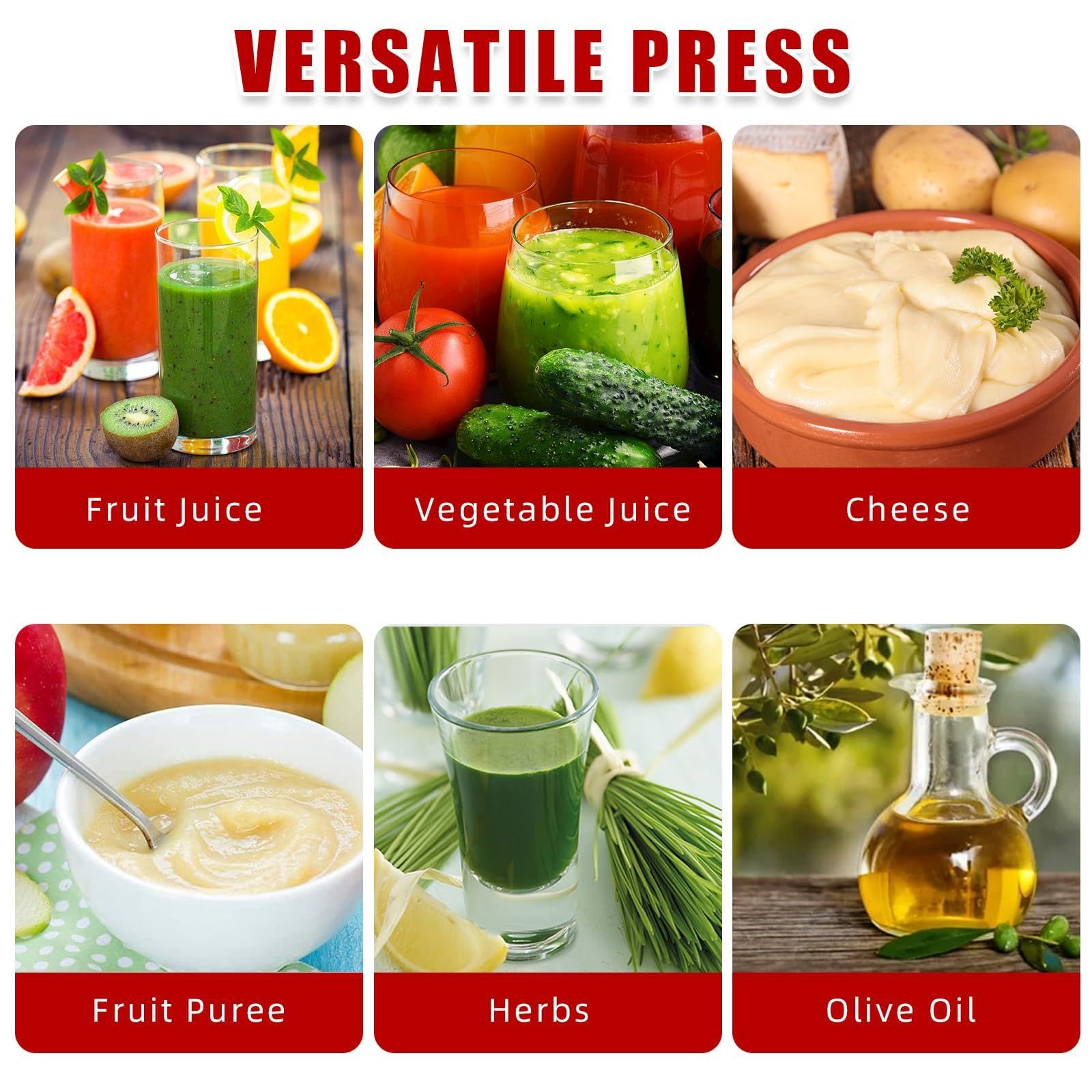 Stainless Steel Fruit Wine Press 2.38 Gal with T-Handle - Easy to Clean, Sturdy Construction, Simple Operation - Ideal for Outdoor and Kitchen Wine Making