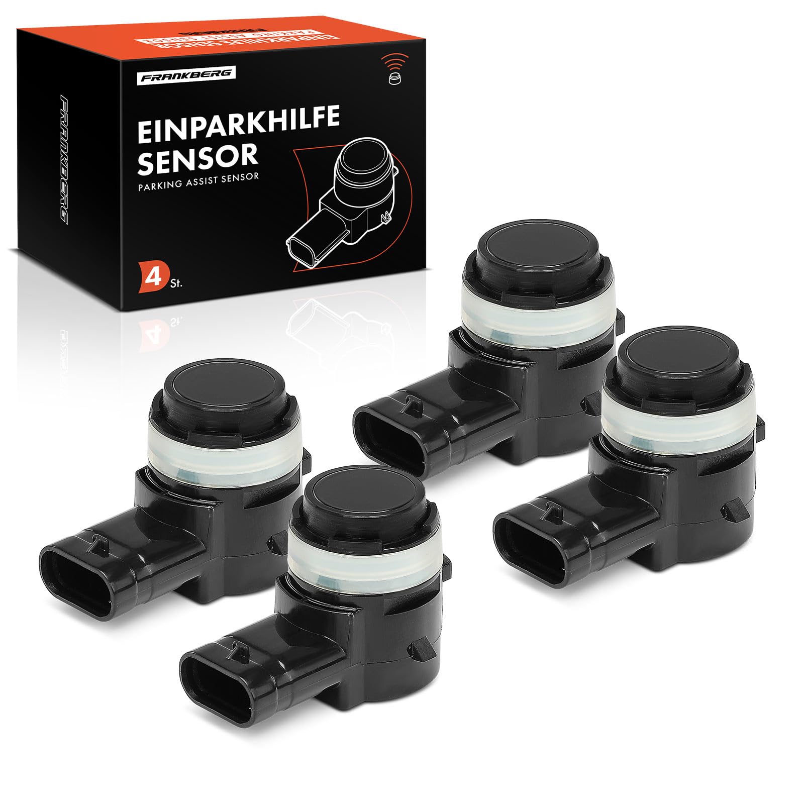Frankberg 4 sensori di parcheggio anteriori e posteriori A0009055604 | Compatibile con: GLE W166, GLC X253, Classe M W166, CLA Shooting Brake X118, GLS X166, Classe C W205