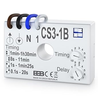 CS3-1B Flush-Mounted Relay, White