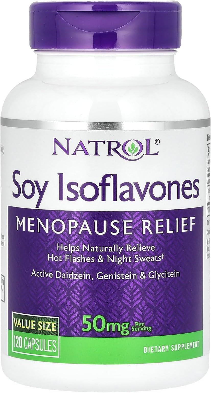 Natrol, Soy Isoflavones, 120 Capsules (10 mg per Capsule)