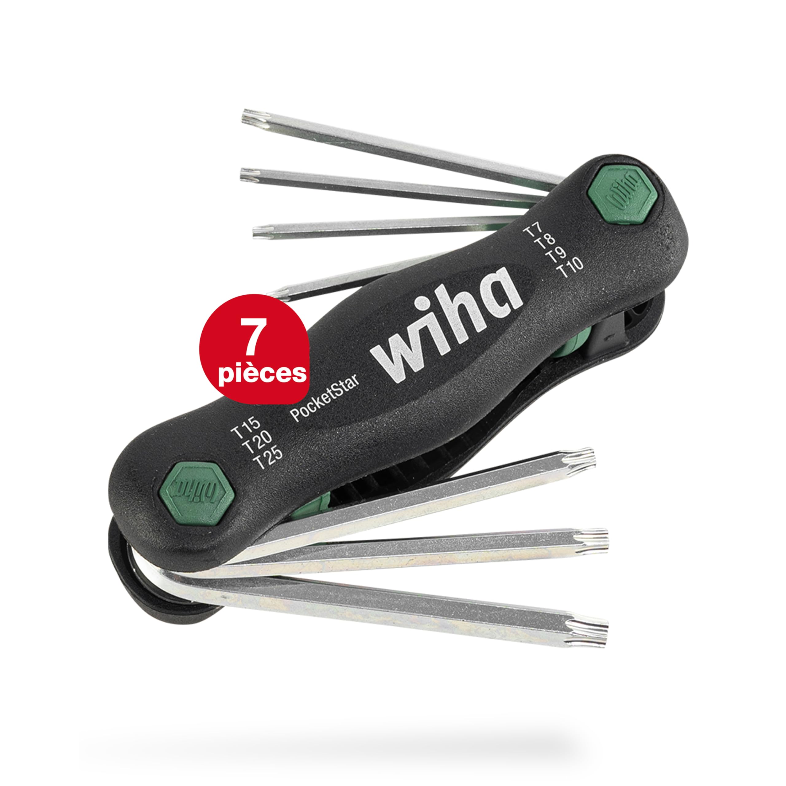 Outil multiusos WIHA PocketStar 363P7 compact pour vissage quotidien
