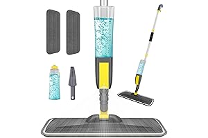 NileHome Mops, Refillable Floor Cleaning Spray with Large Volume