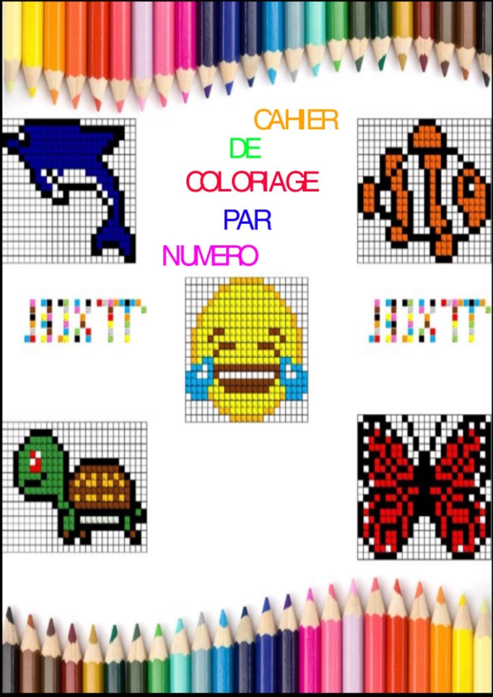 Buy Cahier de coloriage par numéro: Cahier de coloriage par numéro pour