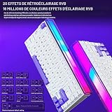 Aula Hero 84 HE 75% Wired Mechanical Gaming Keyboard, Magnetic Switches, Hot Swappable Salon Effect Keyboard, Quick Shot Mode, 8000Hz Polling Frequency - 8