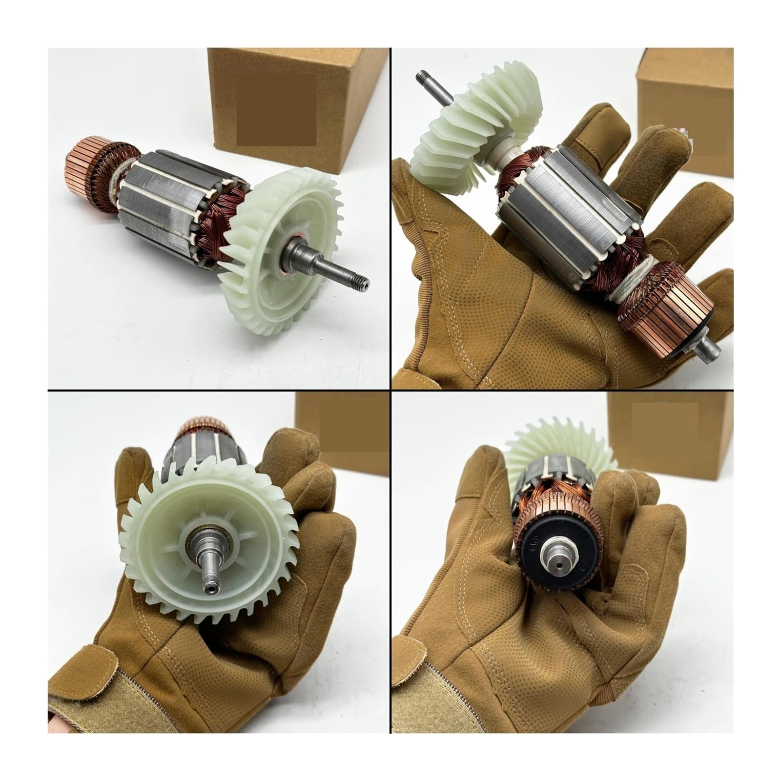 Piezas De Repuesto For Amoladora Angular De Campo, Estator, Rotor De Armadura, CA 220V 240V,(Compatible Con MAKITA GA9050 GA7050 517853-5)