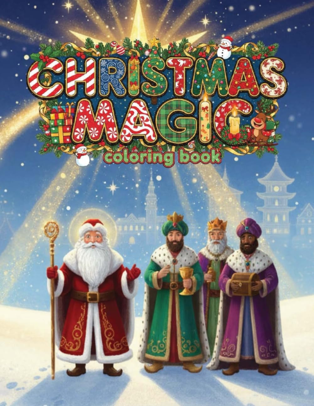 CHRISTMAS MAGIC: coloring book