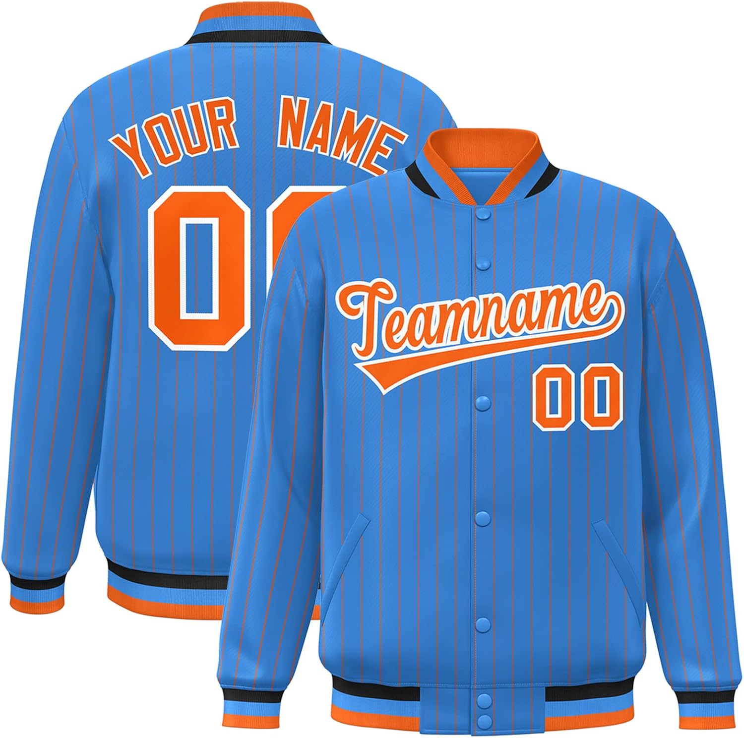 KXK Custom Men/Women/Youth Fashion Varsity Baseball Jacket Lightweight Windbreaker Bomber Jackets Stitched Letter Number