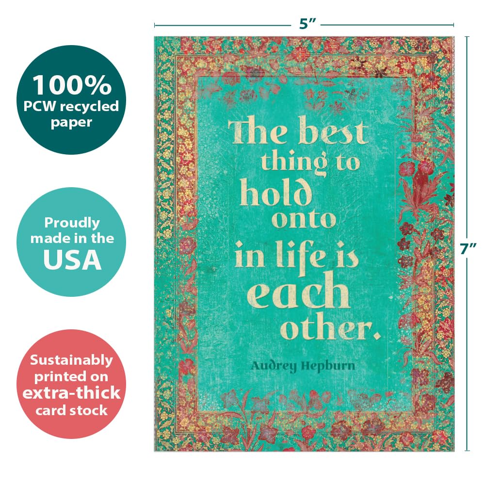Tree-Free Greetings Holiday Greeting Card With Matching