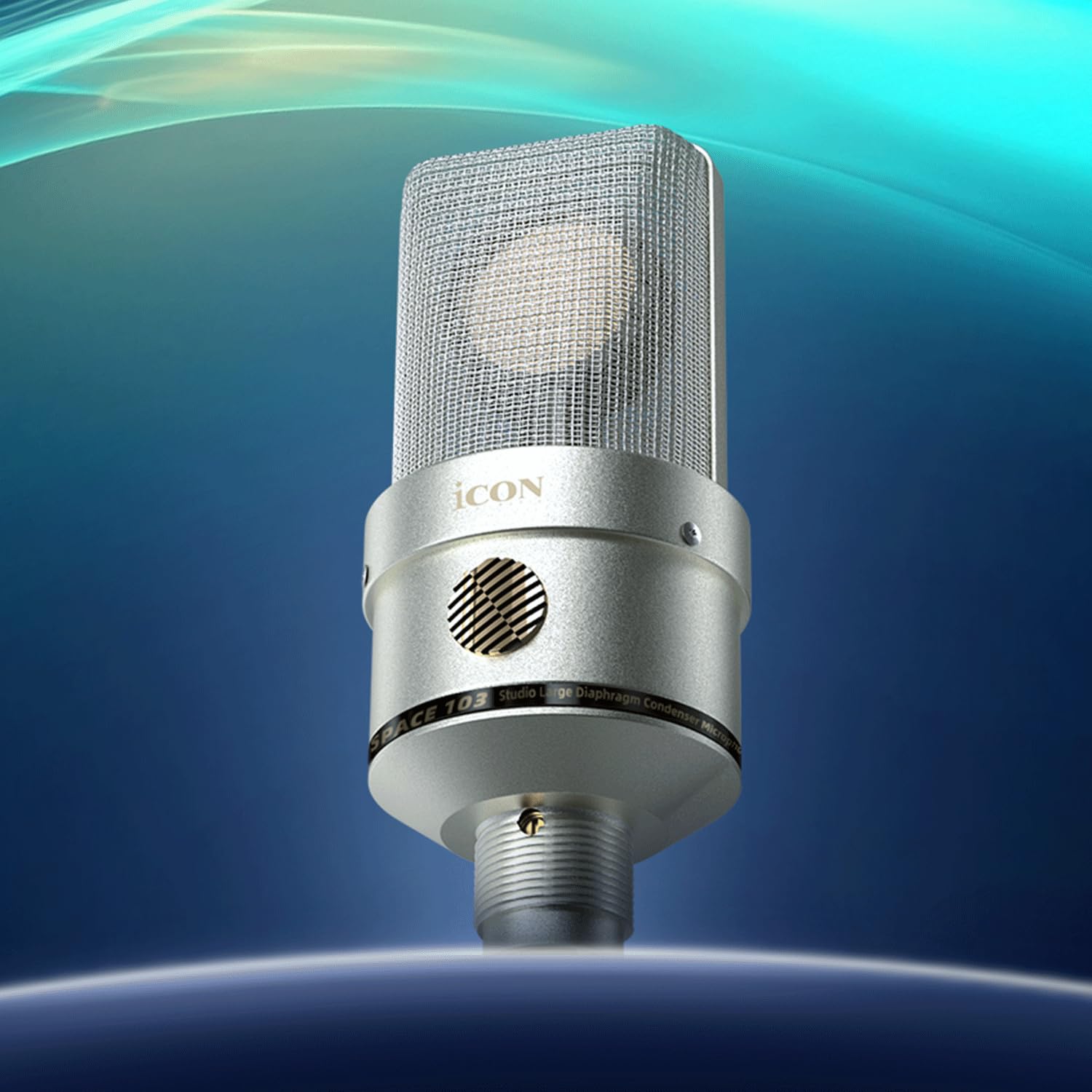 iCON Microfono a condensatore Pro Audio Space 103 con connettore XLR, diagramma polare cardioide, 20 Hz-20 kHz, gamma dinamica 123 dB, 8 dBA auto-rumore