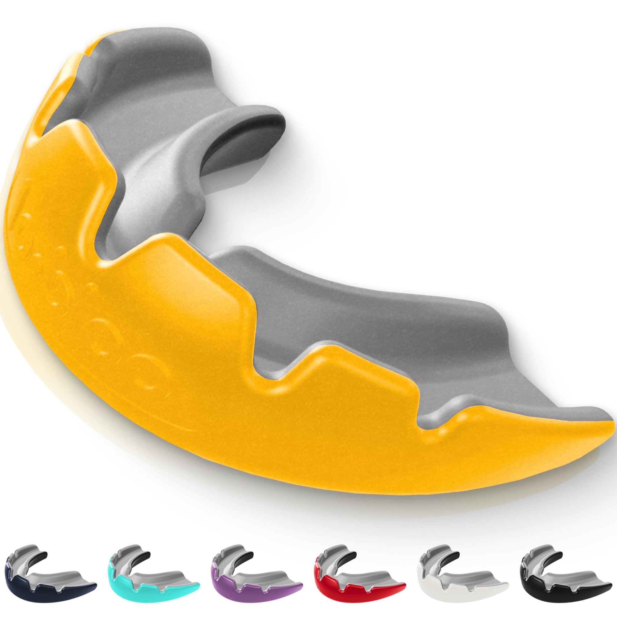 lobloo® Slick Sports Mouthguard – Ultra Slim 1mm | Dentist-Level Protection | Modified Vacuum-Fit Fusion | Oxygen Flow & Comfort | MMA, Boxing,