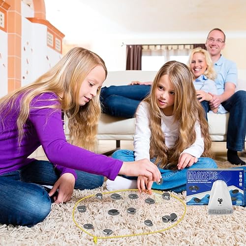 Miniatura 6 de Juego de ajedrez magnético - Nuevo juego de mesa divertido 2024, juego de estrategia magnética para niños y adultos con imanes, divertido juego de