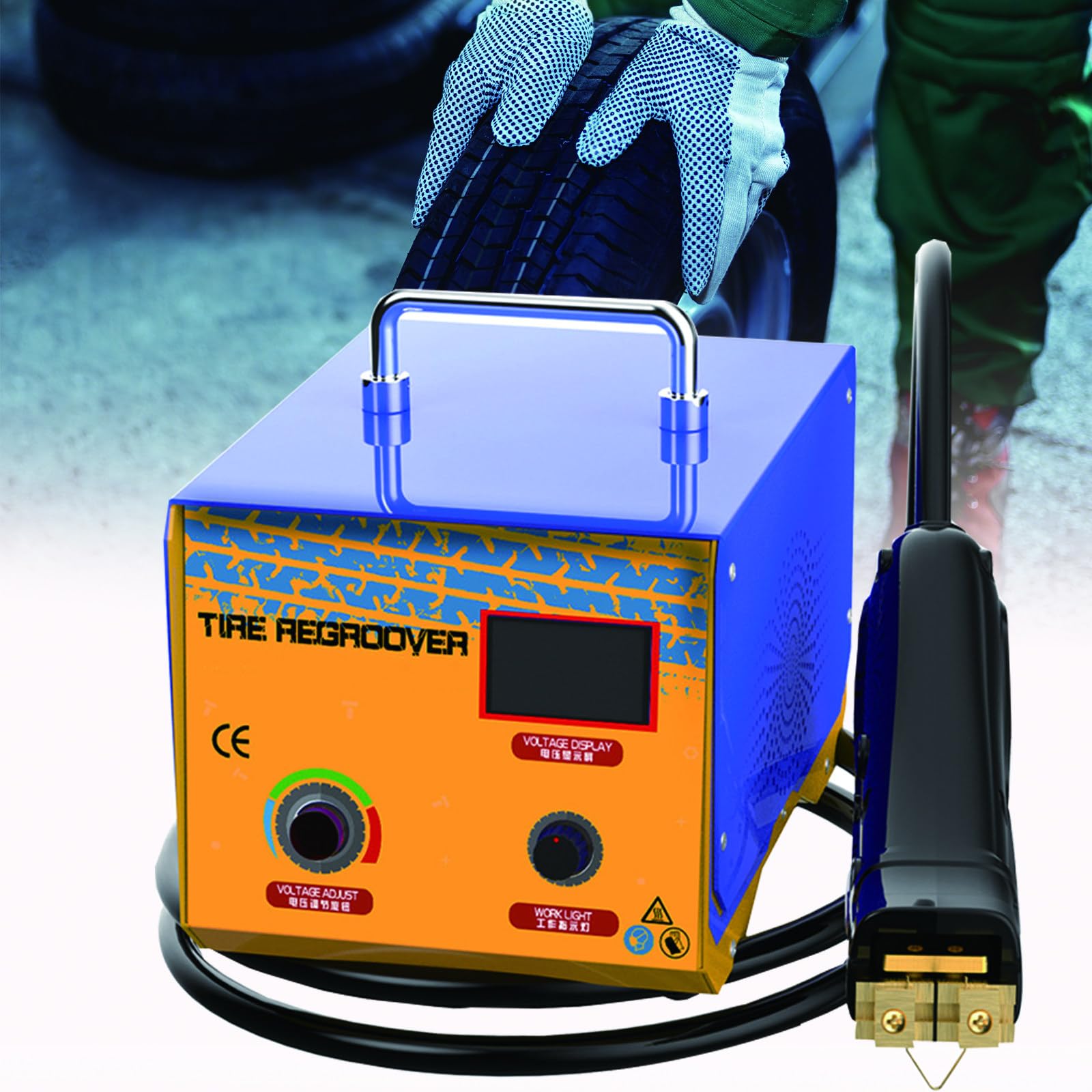 Kit de reparación de neumáticos, máquina de neumáticos para Camiones de 1000 W con Doble Ancho de 3 mm/5 mm 220 V para automóviles y Camiones, renovación de neumáticos Usados.