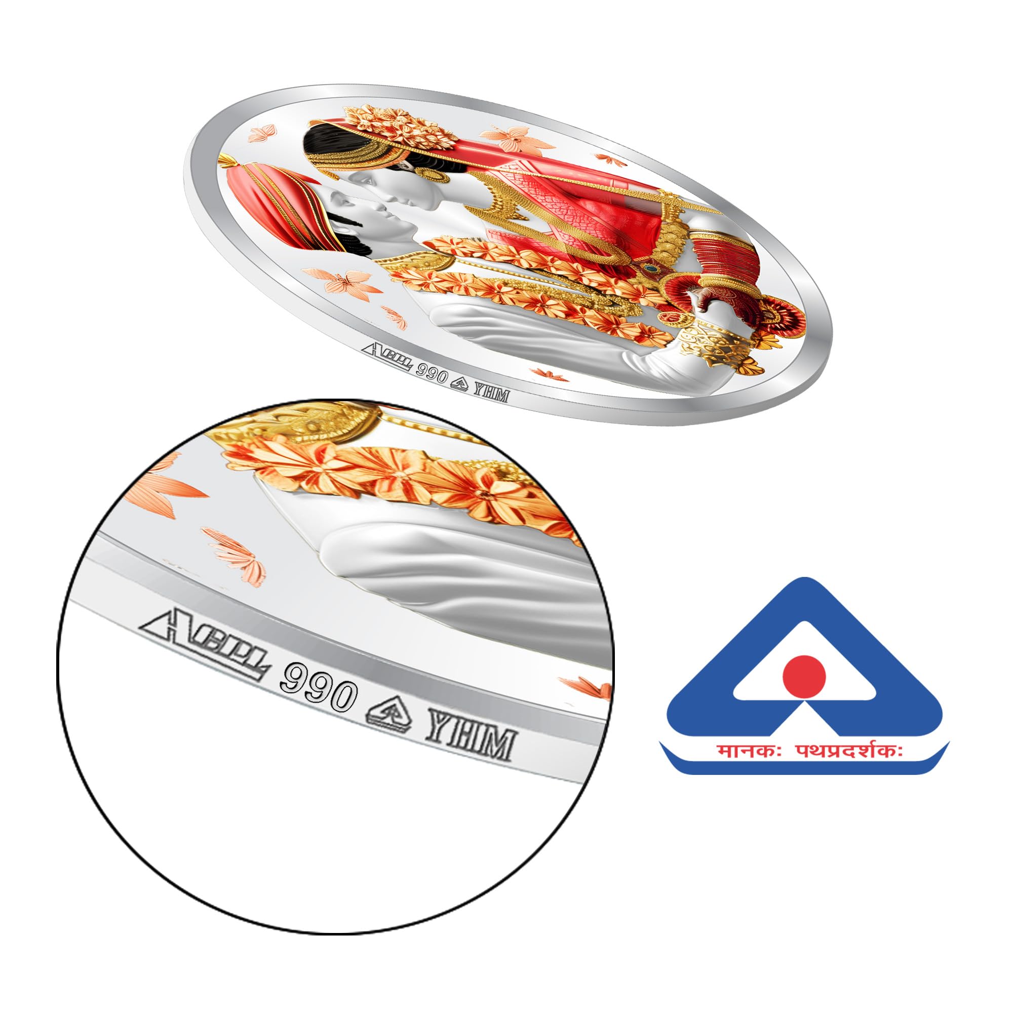Acpl Precious Moments 10 Gram Coin with Gift Box | BIS Hallmarked 999 Pure Silver | Celebrate Eternal Bonds with Our Exclusive Wedding Silver Coin 2