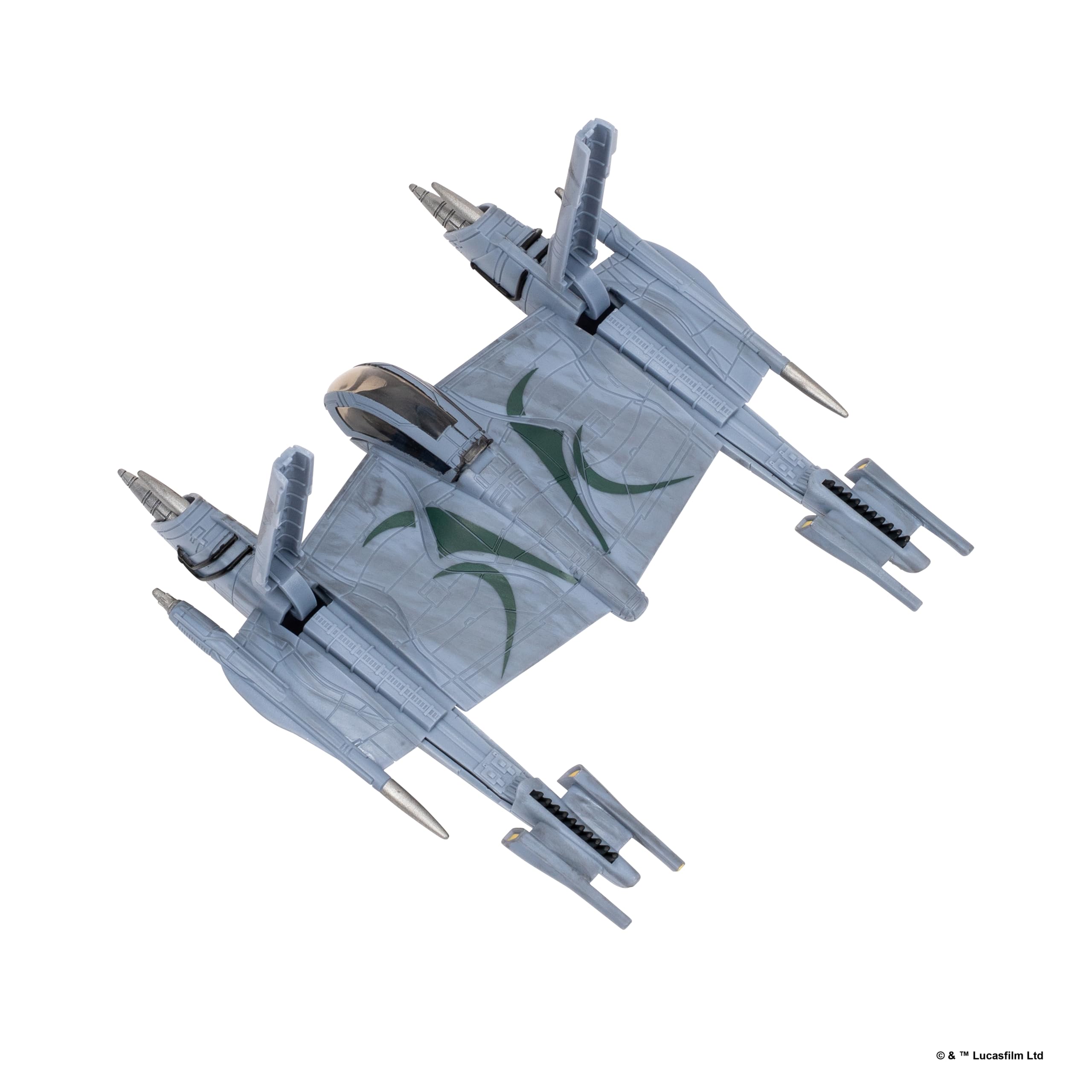 Star Wars Micro Galaxy Squadron Magnaguard Starfighter - Vehículo de 5 pulgadas con accesorio de microfigura de 1 pulgada