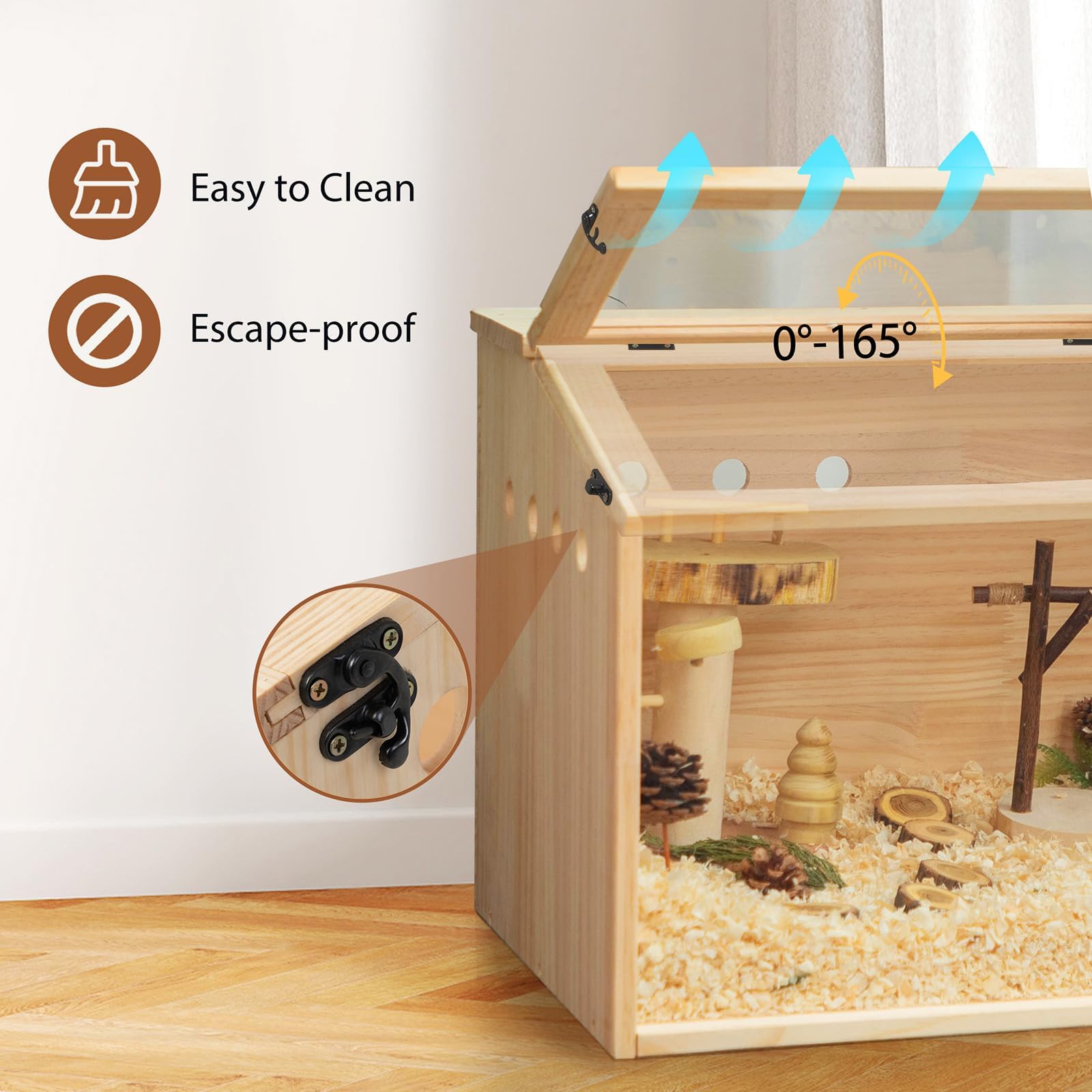 gerbil cage escape proof hamster cage