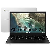 Samsung Galaxy Chromebook Go, 3 anni di garanzia, Chrome OS, Display Screen 14” HD LED, RAM 4GB, Memoria 64 GB, USB-C, Silver (Versione Italiana)